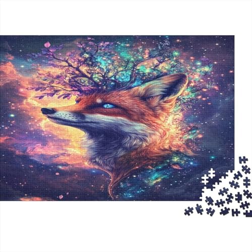 Reynard1000-Stücke Von Erwachsenen- Und Kinderspielzeug, Tod FoxPuzzle-Spiele, Bildungsspiele, Stressabbau, Wohndekoration-Puzzle, Hochwertige Und Langlebige 1000-Stücke1000pcs (75x50cm) von ZZVRMCYLD
