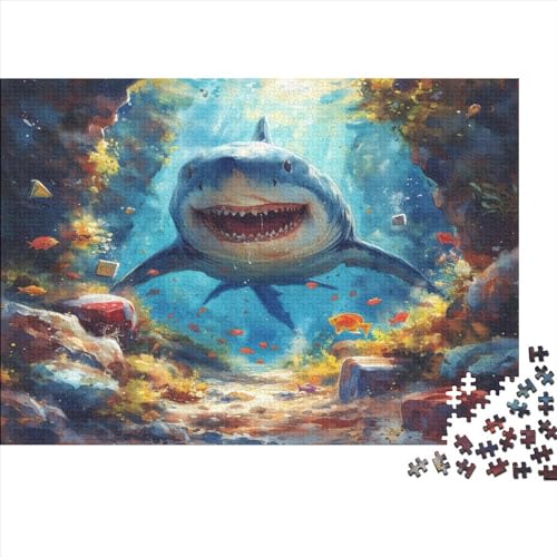 Shark1000 Erwachsene Puzzles/Family Fun Puzzles 1000 Erwachsene Geschenke1000pcs (75x50cm) von ZZVRMCYLD