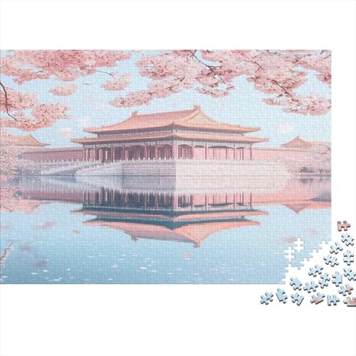 The Forbidden City in China1000-Stücke Von Erwachsenen- Und Kinderspielzeug,The Forbidden City Wall Puzzle-Spiele, Erwachsene Und Kinder Pädagogische Spiele, Stresslindernde Wohndekorationspuzzles, 10 von ZZVRMCYLD