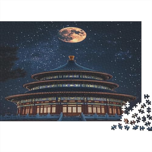 The Temple of Heaven in The Forbidden City of China1000 Erwachsenes Puzzle, 1000 Puzzle Pädagogisches Spiel, Heimdekoration Puzzle1000pcs (75x50cm) von ZZVRMCYLD