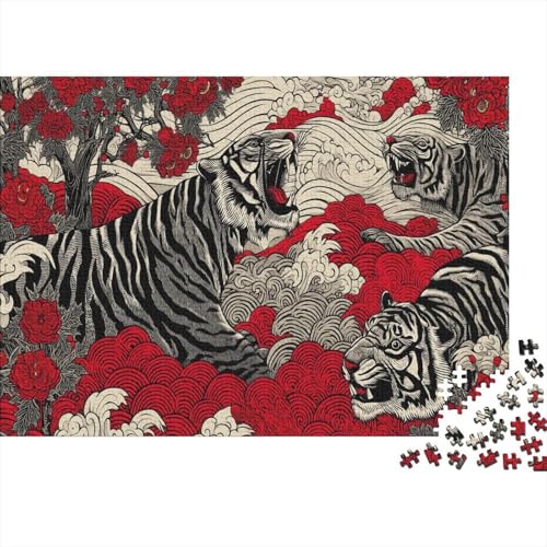 Tiger1000 Puzzle Spiele Für Erwachsene Nachhaltige Puzzle Spieleanimal1000pcs (75x50cm) von ZZVRMCYLD