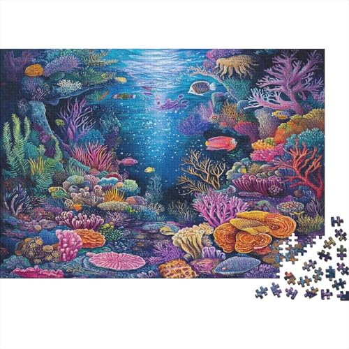 Underwater World1000-Stücke Von Erwachsenen- Und Kinderspielzeug, AnimalPuzzle-Spiele, Bildungsspiele, Stressabbau, Wohndekoration-Puzzle, Hochwertige Und Langlebige 1000-Stücke1000pcs (75x50cm) von ZZVRMCYLD