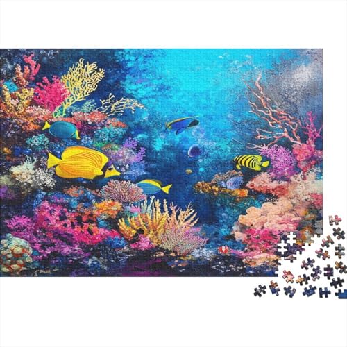 Underwater World1000 Teile des Erwachsenenpuzzles, Animal1000 Stücke des Erwachsenenpuzzles, Bildungspuzzle, Heimdekoration Puzzle, 1000 Stücke1000pcs (75x50cm) von ZZVRMCYLD