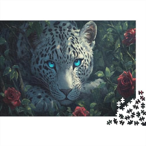 White Leopard1000 Präzise Geschnittene Puzzleteile Für Erwachsene Altersgruppen Sind 1000 Puzzleteile1000pcs (75x50cm) von ZZVRMCYLD