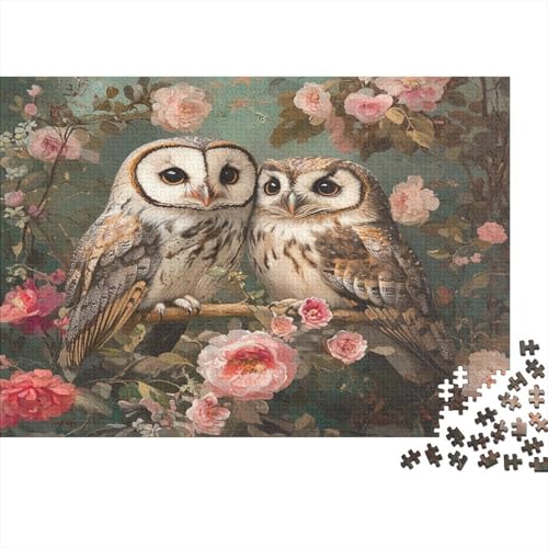 White Owl1000 Teile des Erwachsenenpuzzles, Oil Painting Style Snowy Owl1000 Stücke des Erwachsenenpuzzles, Bildungspuzzle, Heimdekoration Puzzle, 1000 Stücke1000pcs (75x50cm) von ZZVRMCYLD