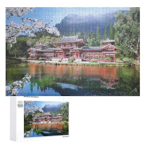 Holz- 75x50-puzzle 1000 Stück Tempel In Uji Von Japan Landschaft Puzzles Lernspielzeug Für Erwachsene Geburtstagsgesch von ZZZANA