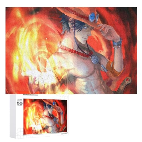 Papier- 38x26-1000 Teile Puzzle One Piece Puzzle Einfaches Puzzle Luffy Chopper Puzzle Lernspielzeug Spiel Familiendekoration von ZZZANA