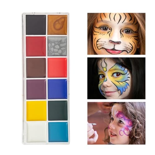 Face Paint Festival-Öl-Körperbemalung, Körperbemalungspaste, Maskerade-Auftritt Bodypaint von ZZlei2yu-12