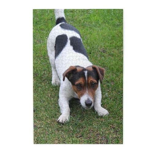 Jack Russell Hunde-Druck-Puzzle, 1000 Teile, Holzpuzzle, personalisiertes Puzzle, Familienspiel von ZaKhs