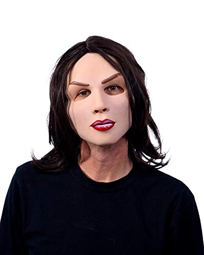 Zagone Studios Diva Maske aus Schaumlatex mit roten Haaren von Zagone Studios