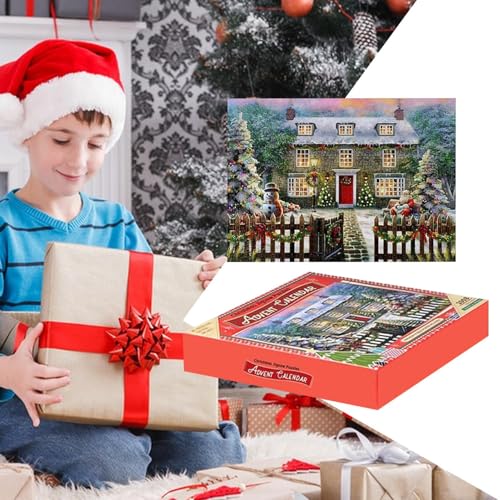 Zahoken 1000 Teile Puzzle - Herausfordernde Weihnachts Puzzle Spiele,Gesellschaftsspiele Geschenkideen Für Kinder Freunde Festdekoration von Zahoken
