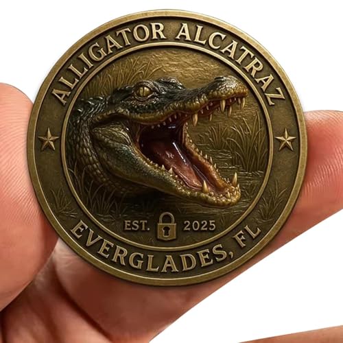 Zahoken Gedenkmünze,Alligator Neuheitsmünze | Gravur Deko Anzeige Geschenk Für Männer Frauen Vater Heimdekoration Zahoken Gedenkmünze,Alligator Neuheitsmünze | Gravur Deko Anzeige Geschenk Für Männer Frauen Vater Heimdekoration von Zahoken