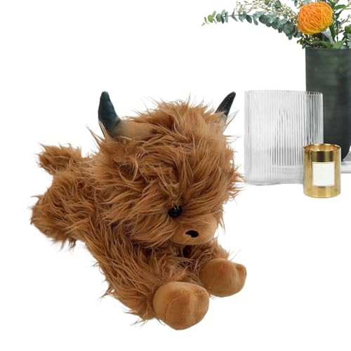 Zahoken Schottisches Hochlandrind Plüschtier - Plüschtier Stofftier Puppe - Realistische Weiche Kuschelpuppen Für Mädchen Teenager Erwachsene Familie Und Freunde Zum Geburtstag Kuscheln Und Spielen Zahoken Schottisches Hochlandrind Plüschtier - Plüschtier Stofftier Puppe - Realistische Weiche Kuschelpuppen Für Mädchen Teenager Erwachsene Familie Und Freunde Zum Geburtstag Kuscheln Und Spielen von Zahoken