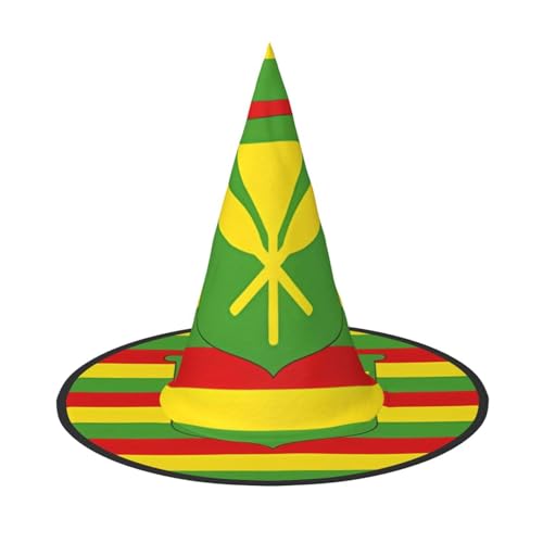 Halloween-Hexenhut, Hawaii-Flagge, Kopfbedeckung, Erwachsene, gruseliger Hut, Festival-Kopfbedeckung Halloween-Hexenhut, Hawaii-Flagge, Kopfbedeckung, Erwachsene, gruseliger Hut, Festival-Kopfbedeckung von Zaixiansj