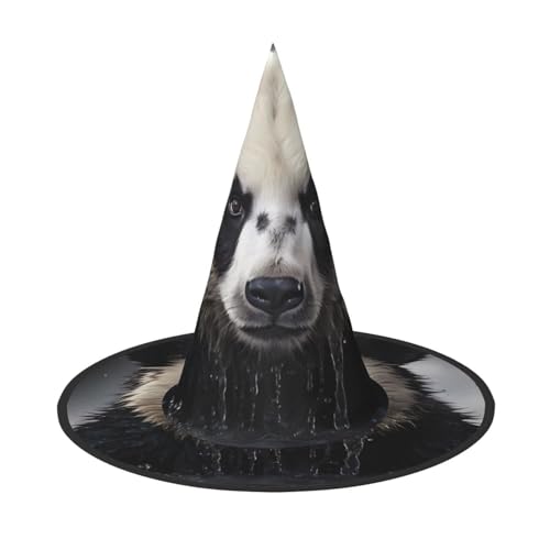 Halloween-Hexenhut, Panda im Wasser, Kopfbedeckung für Erwachsene, gruseliger Hut, Festival-Kopfbedeckung Halloween-Hexenhut, Panda im Wasser, Kopfbedeckung für Erwachsene, gruseliger Hut, Festival-Kopfbedeckung von Zaixiansj