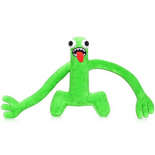 Plüschtier Rainbow Monster Grün, Horrorspiel Kuscheltier Plush, Stofftier Rainbow Plüsch Puppe Geschenk für Kinder Erwachsen von Zaloife