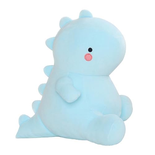 Zaloife Kuscheltier Dinosaurier Blau, Plüschtier Dino 25 cm, Stofftier Dinosaurier, Plüsch Dino Kissen Puppe Geschenk für Fans Kinder von Zaloife