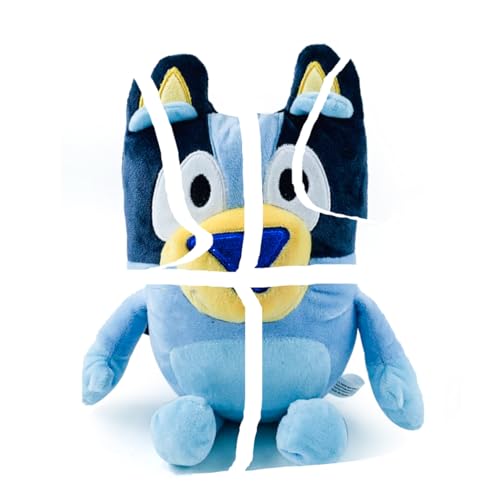 Zaloife Kuscheltier Hunde Blau, Plüschtier Weiches 28 cm, Stofftier Cartoon, Plüsch Kissen Puppe Spielzeug Geschenk für Fans Kinder von Zaloife