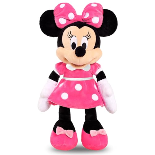 Zaloife Kuscheltier Mouse Rosa, Plüschtier Maus 35 cm, Stofftier Mouse, Plüsch Kissen Puppe Geschenk für Fans Kinder von Zaloife