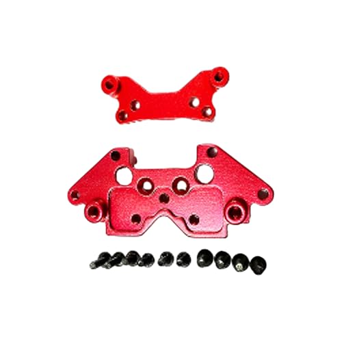 Zambuph 2 stücke Aluminium Legierung Vorne Hinten Shock Tower Für 18859E 18858E 18857E 1/18 Monster Trucks Langlebig RC Auto Zubehör ersatz Teile, Rot Zambuph 2 stücke Aluminium Legierung Vorne Hinten Shock Tower Für 18859E 18858E 18857E 1/18 Monster Trucks Langlebig RC Auto Zubehör ersatz Teile, Rot von Zambuph