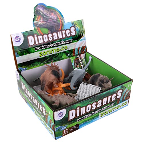 Zanimo & co - 12er Pack Dinosaurier - 030961PA - Mehrfarbig - Kunststoff - Zum Sammeln - Kinder Spielzeug - Realistisch - Miniatur - Tier Sortiment - Ab 3 Jahren Zanimo & co - 12er Pack Dinosaurier - 030961PA - Mehrfarbig - Kunststoff - Zum Sammeln - Kinder Spielzeug - Realistisch - Miniatur - Tier Sortiment - Ab 3 Jahren von Zanimo & co