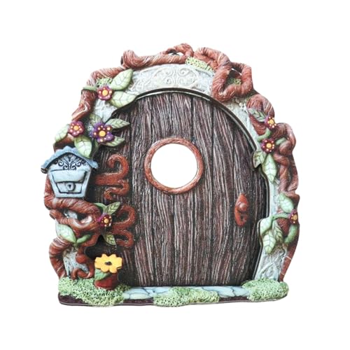 Feentür, Holzfeentüren für Gartenelfentür, Gartenfeentür, Miniatur-Hofornamente für Gartenhofbäume Feentür, Holzfeentüren für Gartenelfentür, Gartenfeentür, Miniatur-Hofornamente für Gartenhofbäume von Zankie