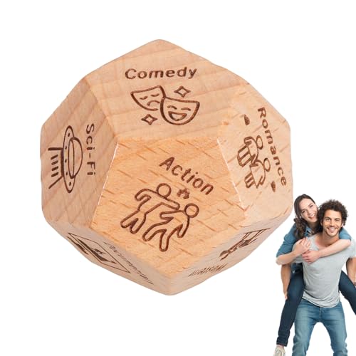 Ideen für Date-Night-Würfel – Entscheidungswürfel für Filmabende aus Holz/Harz | Lustiges Date-Nacht-Geschenk, Dating-Film-Würfel für Paare, Jahrestag, Valentinstag Ideen für Date-Night-Würfel – Entscheidungswürfel für Filmabende aus Holz/Harz | Lustiges Date-Nacht-Geschenk, Dating-Film-Würfel für Paare, Jahrestag, Valentinstag von Zankie