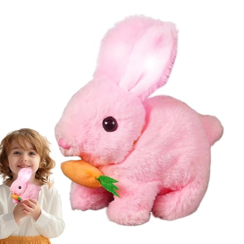 Zankie Mein realistisches Hasenspielzeug - Realistic Bunny Soft Toy Light Up Kaninchen Spielzeug ha se gefülltes Tier mit Sounds handgefertigt interaktives lustiges Hasenspielzeug für Kinder Zankie Mein realistisches Hasenspielzeug - Realistic Bunny Soft Toy Light Up Kaninchen Spielzeug ha se gefülltes Tier mit Sounds handgefertigt interaktives lustiges Hasenspielzeug für Kinder von Zankie