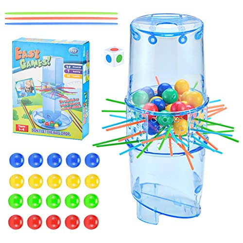 Zankie Stick-Pull-Spiel – Stick-Spiele Für Kinder Mit Perlen, Stöcken Und Spieleinheit, Für 2 Bis 4 Spieler von Zankie