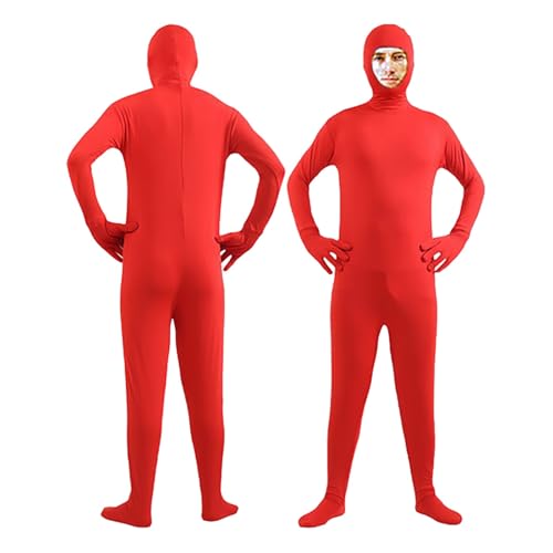 Ganzkörperanzug Damen Lustig, Ganzkörperanzug Damen Herren Unsichtbarer Ganzkörper Kostüm Bodysuit Unisex Zentai Suit Jumpsuit Open Face Faschingskostüme Einteilige Cosplay Overall Karneval Kostüm Ganzkörperanzug Damen Lustig, Ganzkörperanzug Damen Herren Unsichtbarer Ganzkörper Kostüm Bodysuit Unisex Zentai Suit Jumpsuit Open Face Faschingskostüme Einteilige Cosplay Overall Karneval Kostüm von Zannycn