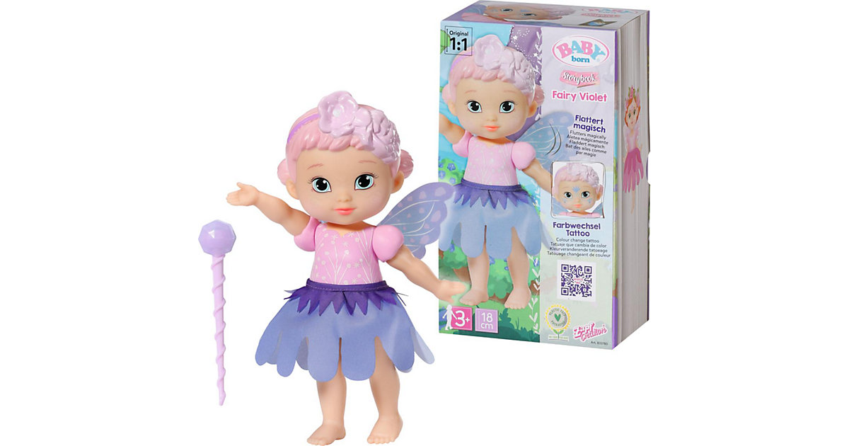 BABY born® Storybook Fairy Violet 18 cm violett von Zapf Creation