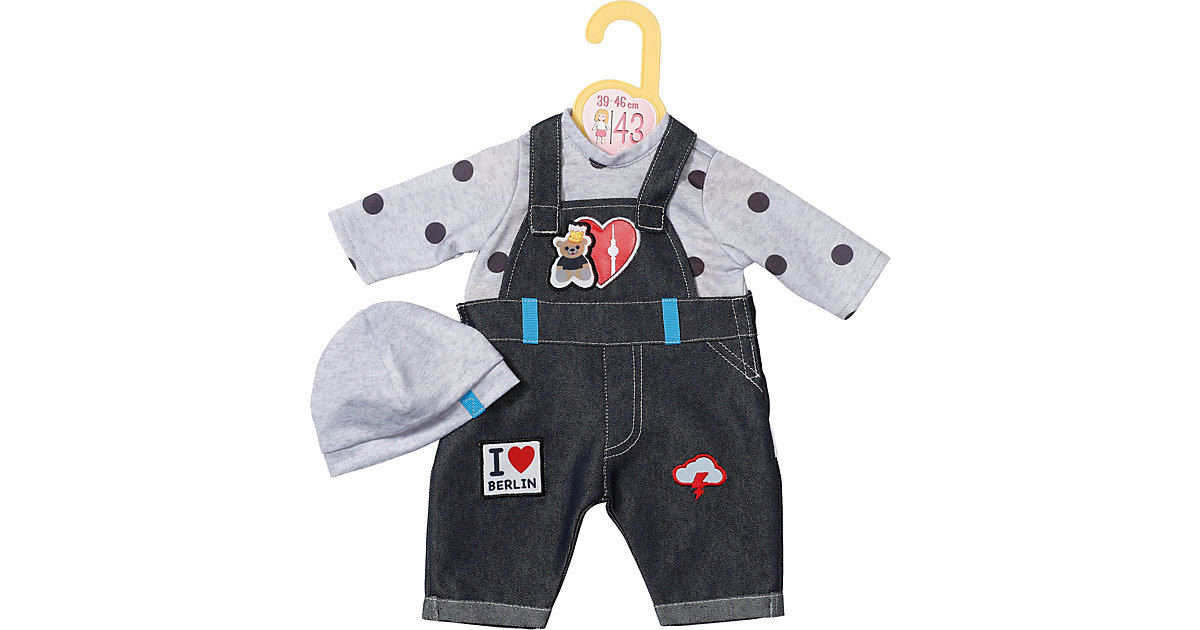 Dolly Moda Berlin Outfit 39-46 cm (43 cm) grau-kombi Dolly Moda Berlin Outfit 39-46 cm (43 cm) grau-kombi von Zapf Creation