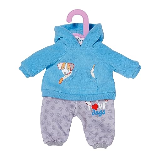 Dolly Moda, Puppenkleidung, Sport-Outfit Blau Hund 30cm, Kapuzenpulli mit Hose, 871577, Zapf Creation Dolly Moda, Puppenkleidung, Sport-Outfit Blau Hund 30cm, Kapuzenpulli mit Hose, 871577, Zapf Creation von Dolly Moda