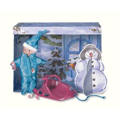 Zapf Creation 766095 - Baby Born miniworld Snow und Fun-Set, 8-teilig von Zapf Creation