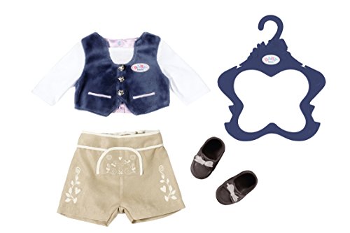 Zapf Creation 824511 Baby Born Trachten-Outfit Junge, bunt, 43 cm von Zapf Creation