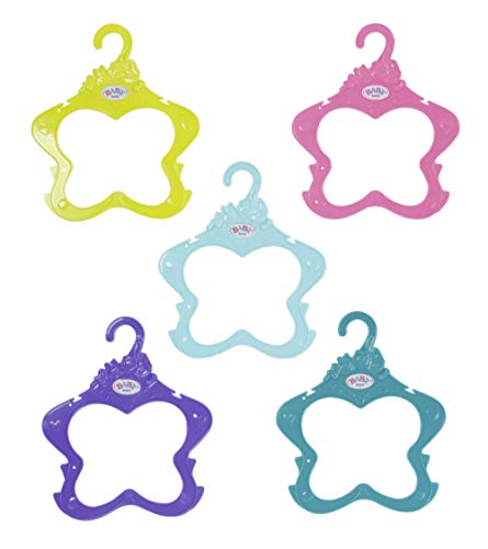 BABY born Kleiderbügel, Set aus 5 bunten Kleiderbügeln für Puppenkleidung in 43 cm, 831144 Zapf Creation BABY born Kleiderbügel, Set aus 5 bunten Kleiderbügeln für Puppenkleidung in 43 cm, 831144 Zapf Creation von BABY Born