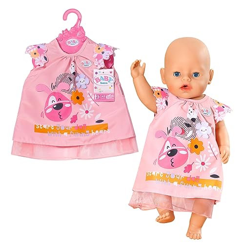 BABY born 833612 Kleid Hund 43cm - hellrosa Puppenkleid mit blumigen Ärmeln und Hundemotiv inkl. Kleiderbügel BABY born 833612 Kleid Hund 43cm - hellrosa Puppenkleid mit blumigen Ärmeln und Hundemotiv inkl. Kleiderbügel von Zapf Creation