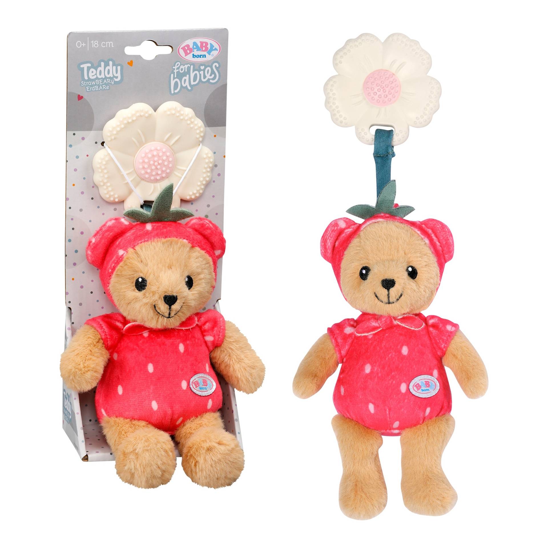 Zapf Creation Baby Born Kuscheltier Teddy ErdBÄRe for babies 18cm von Zapf Creation