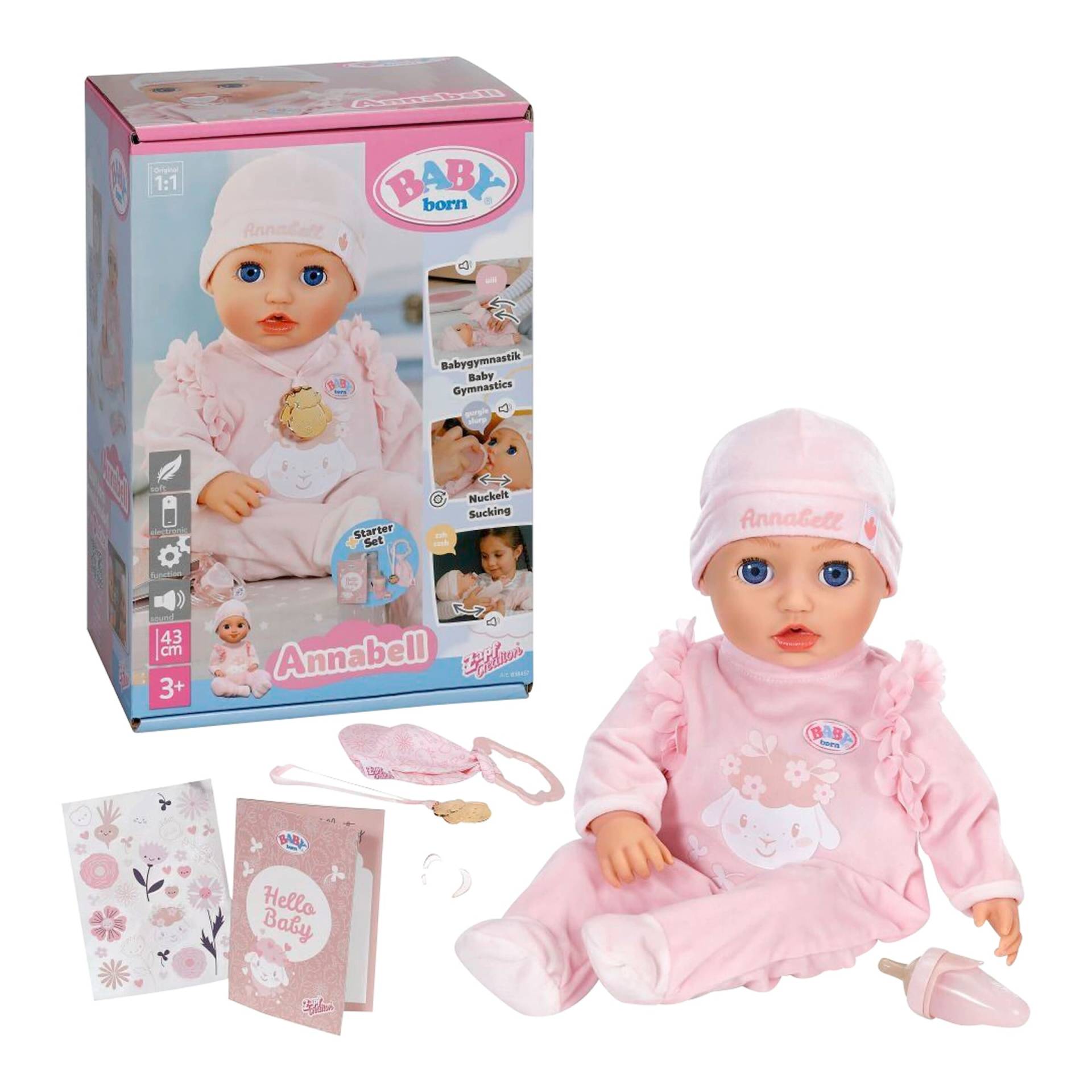 Zapf Creation Baby Born Puppe Annabell 43 cm Zapf Creation Baby Born Puppe Annabell 43 cm von Zapf Creation