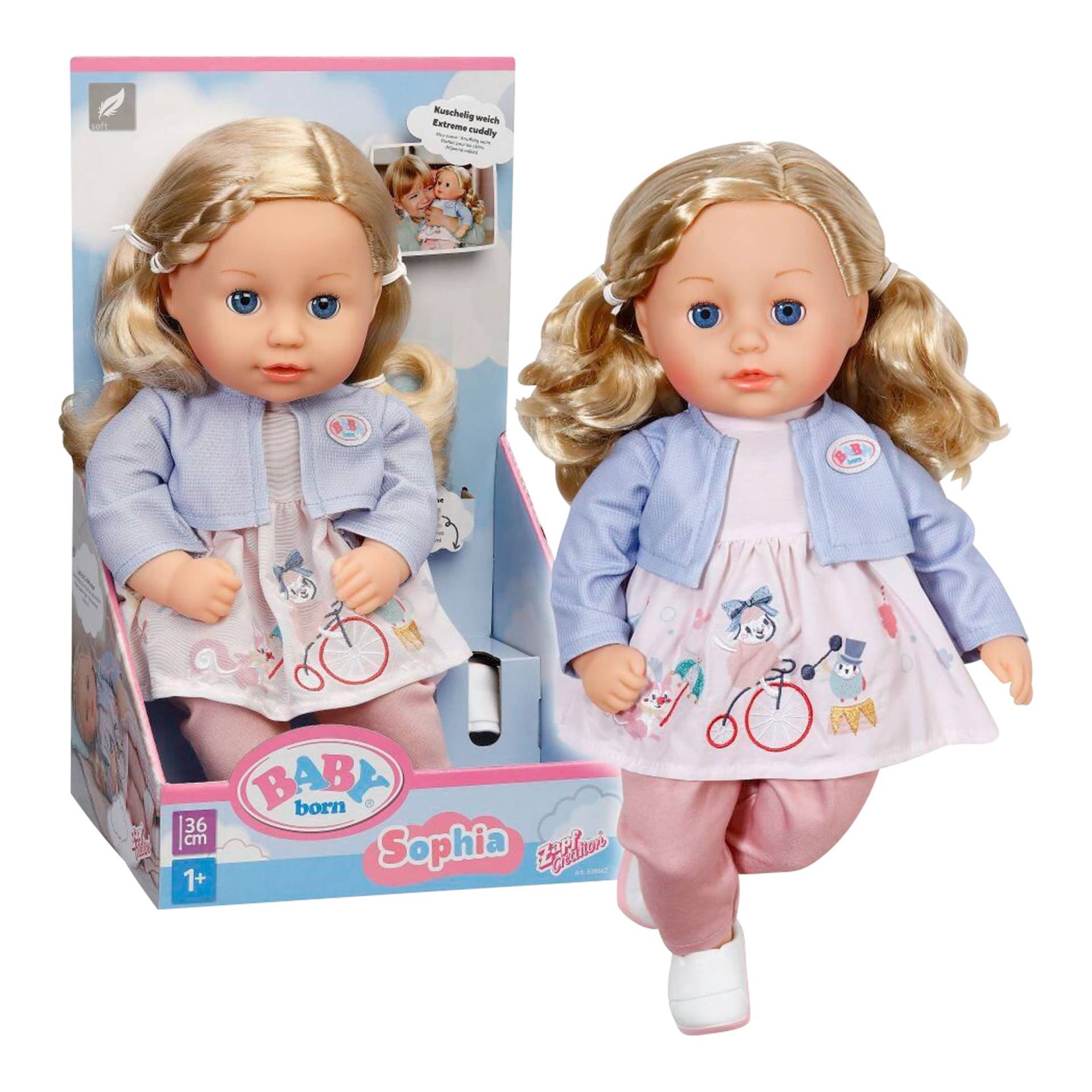 Zapf Creation Baby Born Puppe Sophia 36 cm von Zapf Creation