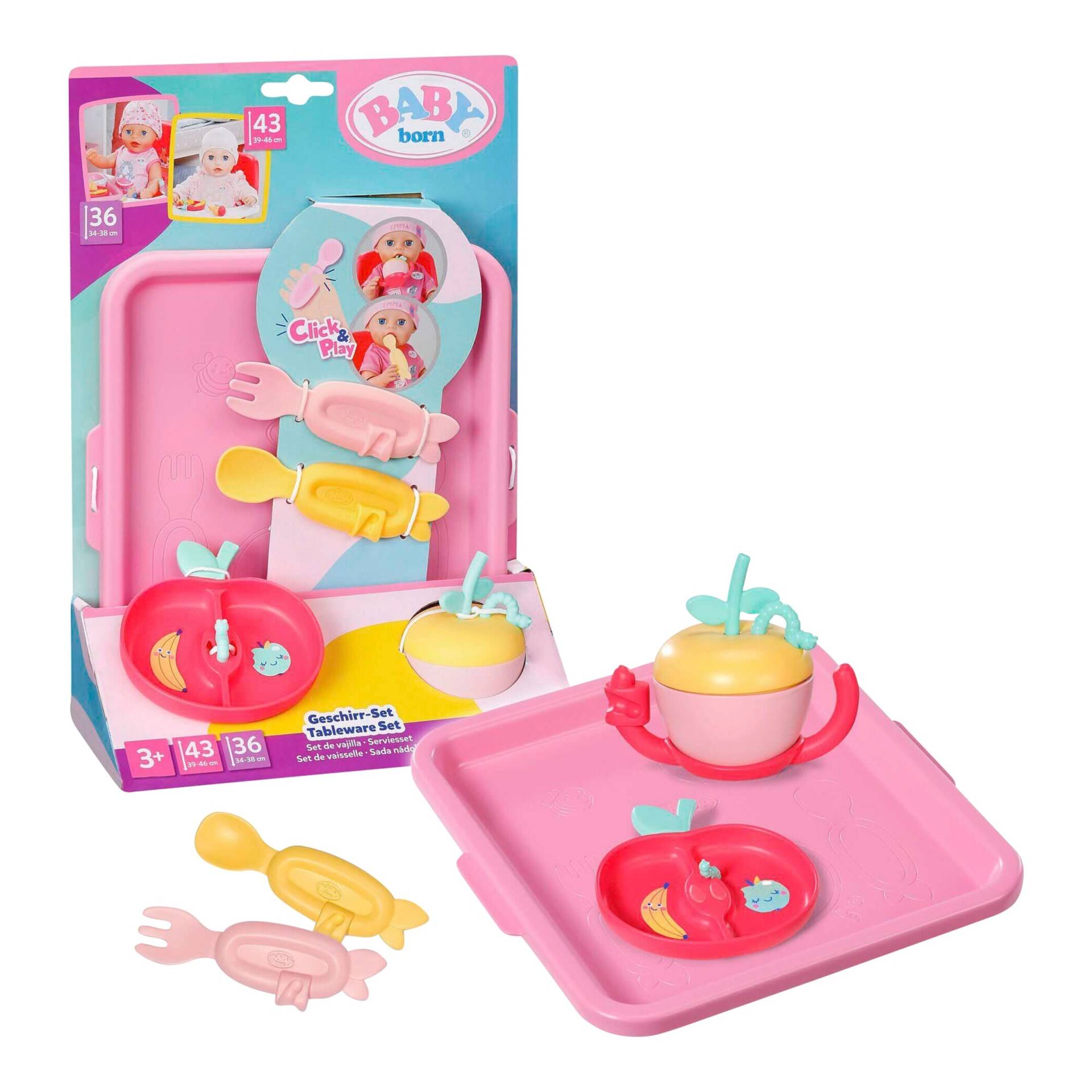 Zapf Creation Baby Born Puppen Geschirrset von Zapf Creation