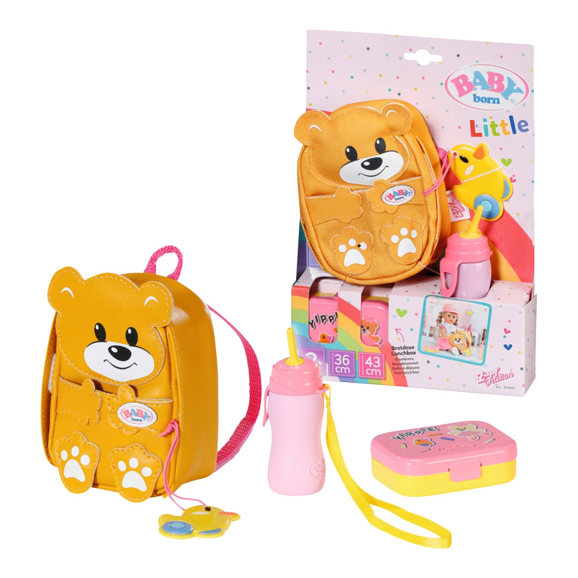 Zapf Creation Baby Born Puppen Kindergarten Rucksack Set von Zapf Creation