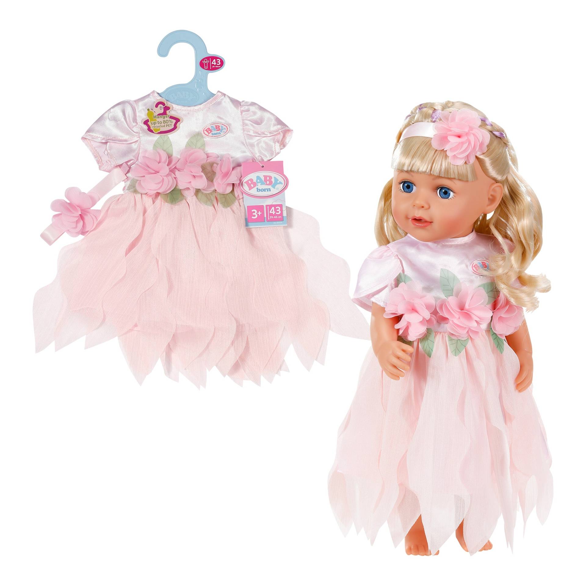 Zapf Creation Baby Born Puppen Outfit Blumenfee 43cm von Zapf Creation