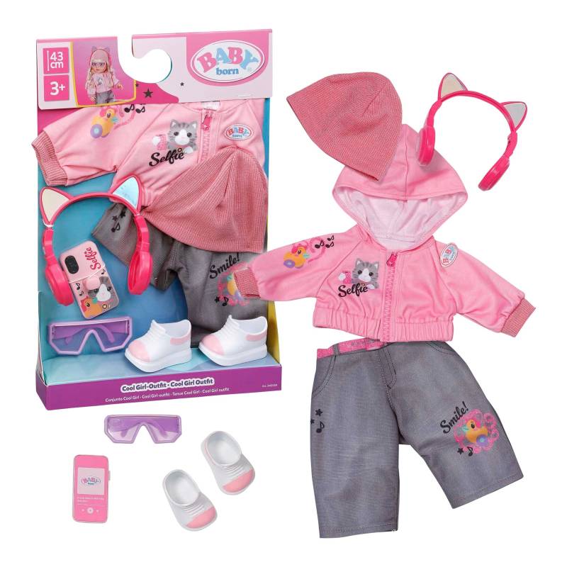 Zapf Creation Baby Born Puppen Outfit Cool Girl 43cm Zapf Creation Baby Born Puppen Outfit Cool Girl 43cm von Zapf Creation