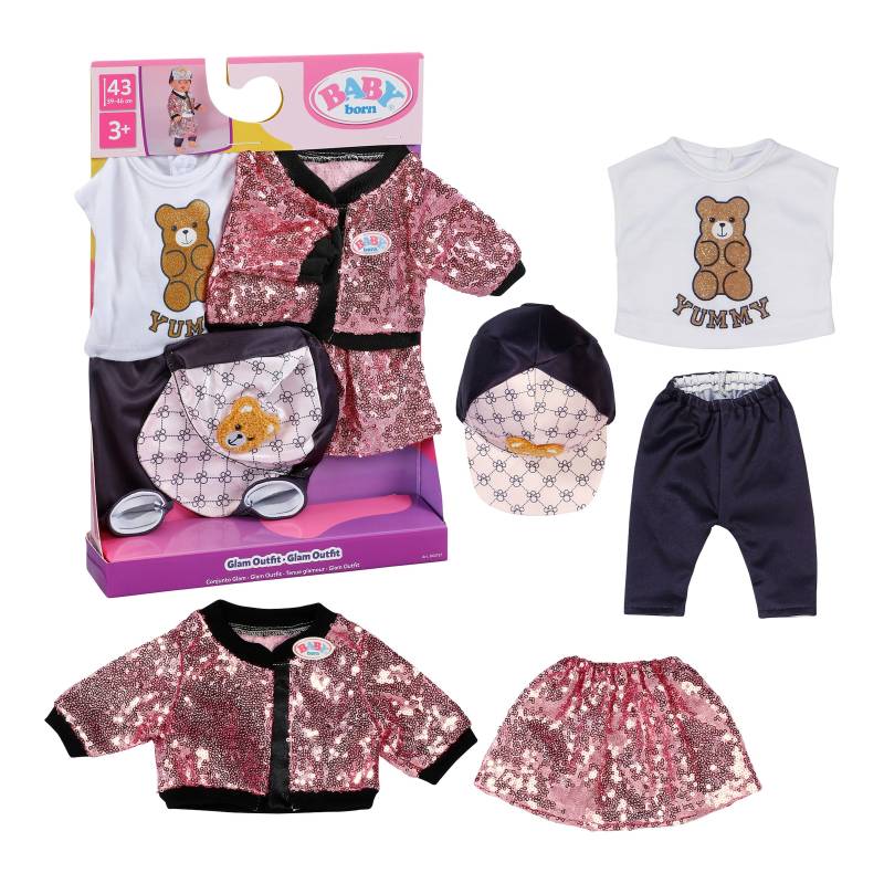 Zapf Creation Baby Born Puppen Outfit Glam 43cm von Zapf Creation