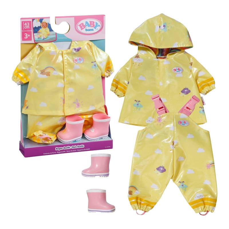 Zapf Creation Baby Born Puppen Outfit Regen 43cm von Zapf Creation