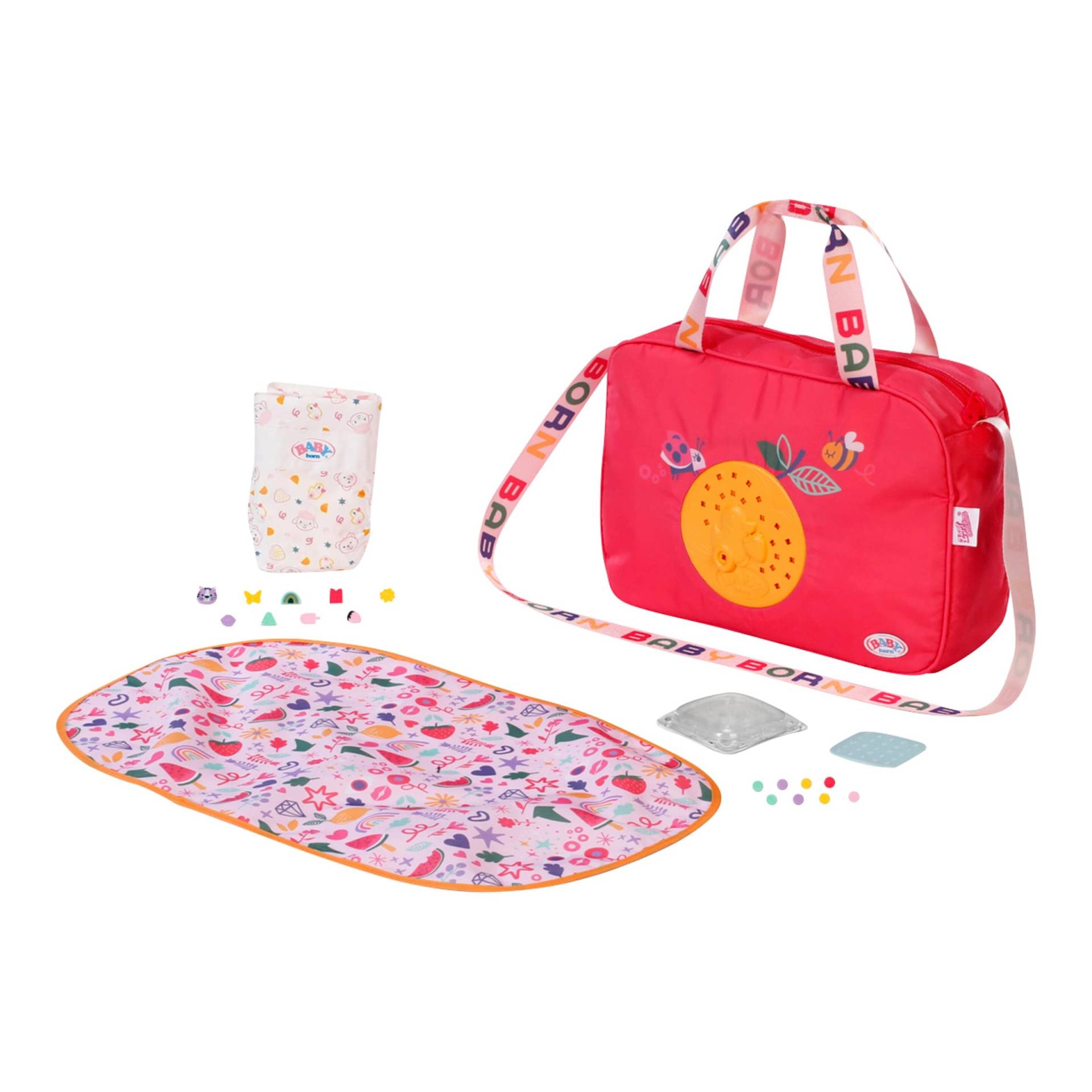 Zapf Creation Baby Born Puppen Pinplay Wickeltasche von Zapf Creation