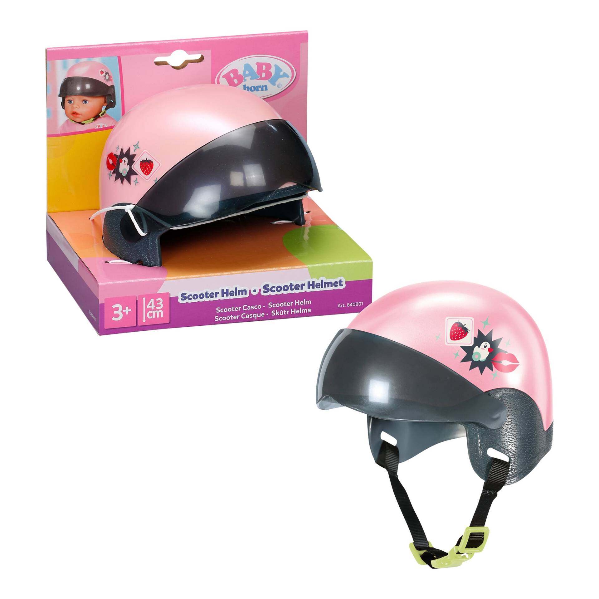 Zapf Creation Baby Born Puppen Scooter Helm 43cm von Zapf Creation