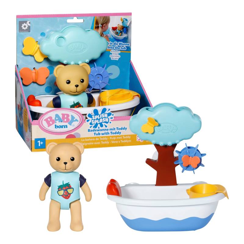 Zapf Creation Baby Born Splish Splash Badewanne mit Teddy von Zapf Creation