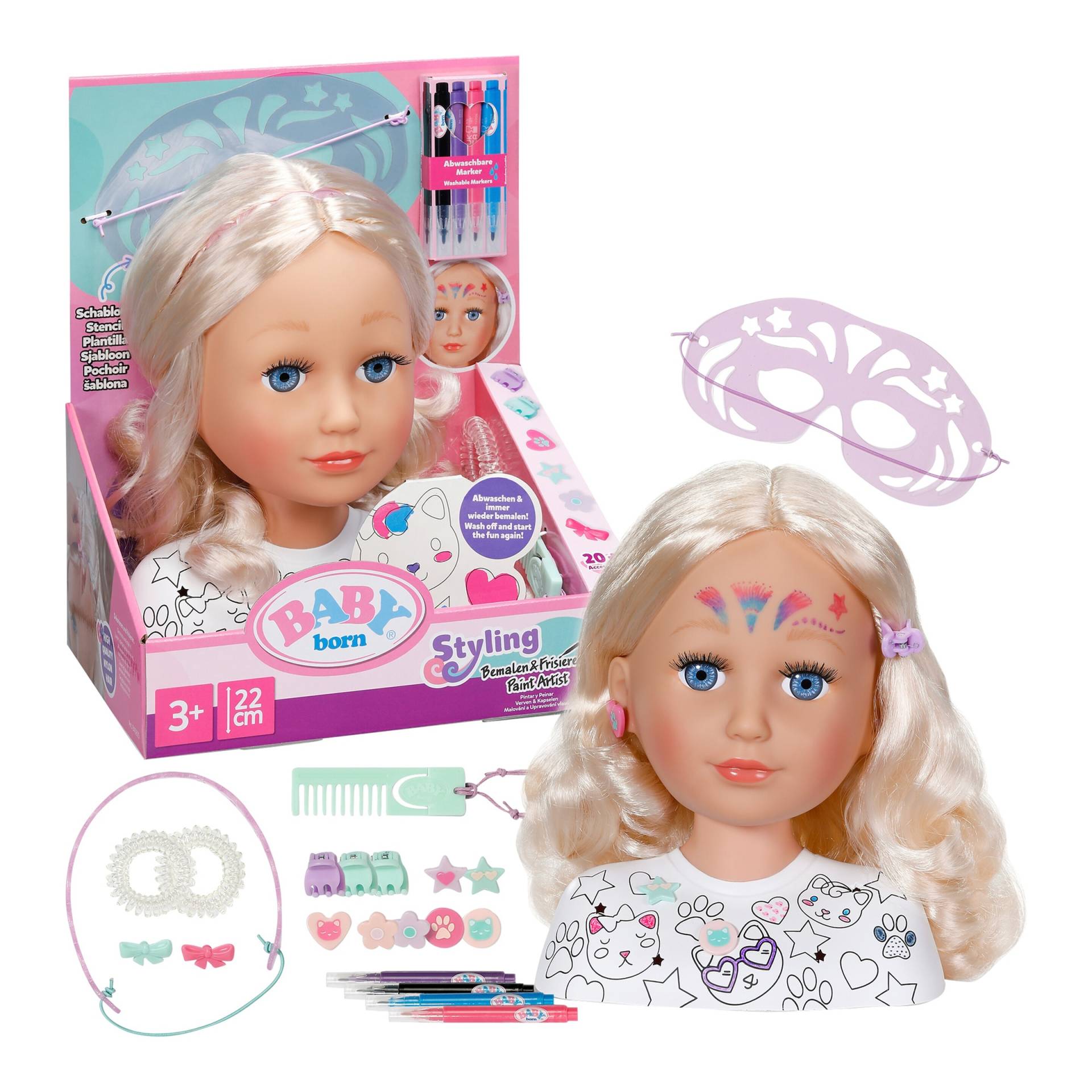 Zapf Creation Baby Born Stylingkopf Kreativ von Zapf Creation